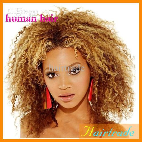 Atacado - Frete Grátis Beyonce Full Lace Wig Africano-americ