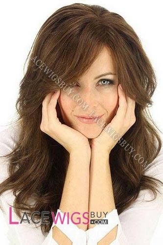 20 "onda do corpo # 4 Full Lace Wigs 100% Indian Remy do cab
